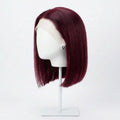 NMAhair 99J Straight Bob Wig 13x4 Lace Front Human Hair