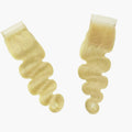 NMAhair 613 Rubia 4x4 Cierre de Encaje Transparente Ondulado