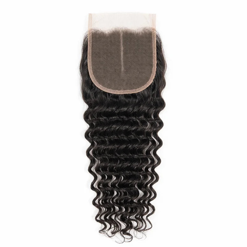 NMAhair Raw 5x5 HD Lace Closure Deep Wave  100% Raw Human Hair