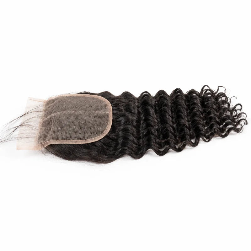 NMAhair Raw 5x5 HD Lace Closure Deep Wave  100% Raw Human Hair