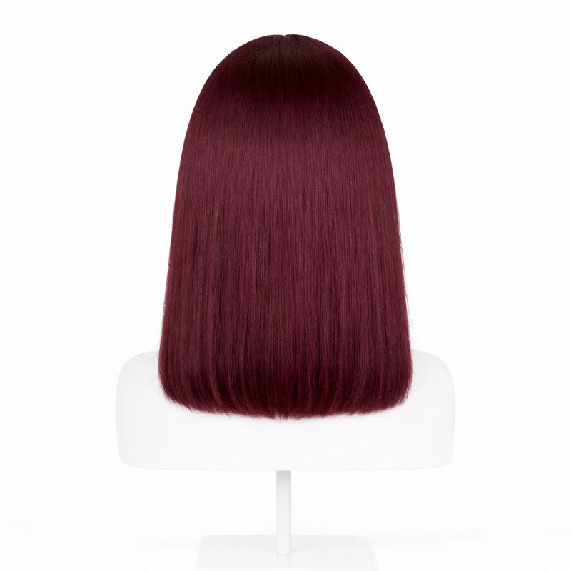 NMAhair 99J Straight Bob Wig 13x4 Lace Front Human Hair