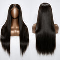NMAhair Raw Straight Lace Closure 4x4/5x5/6x6 Wig pre plucked Bleached Knots  High Density 100% Human Wig