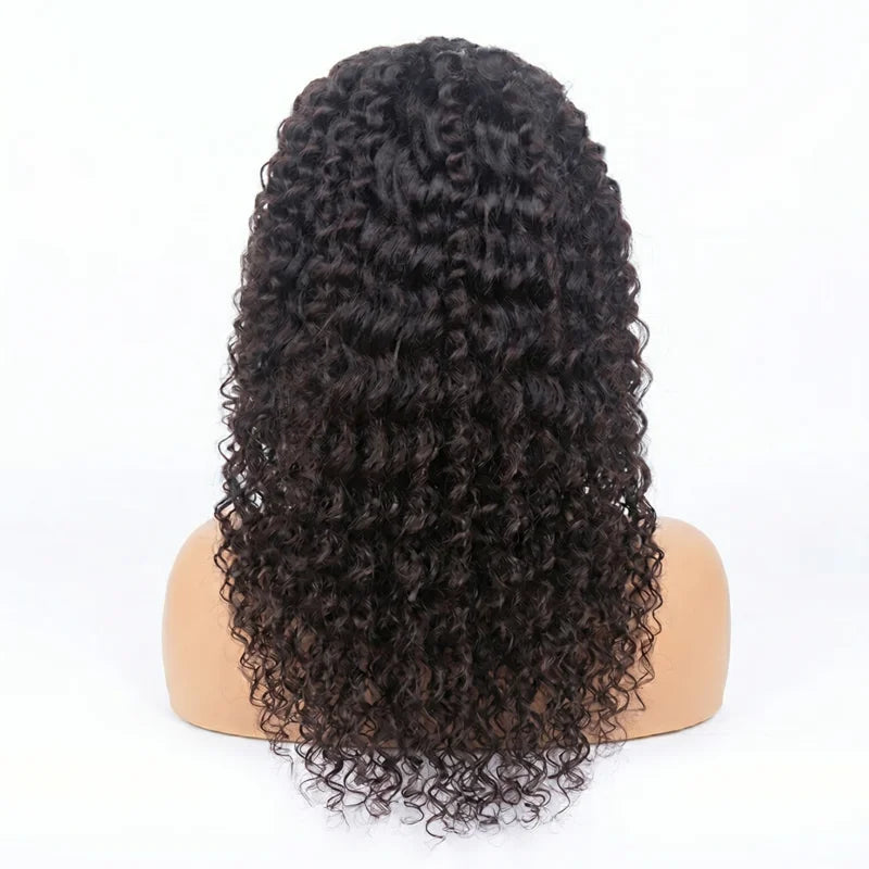 NMAhair Deep Wave Lace Wig 4x4/5x5/6x6/13x4/13x6 Invisible HD Lace Natural Closure/Frontal Pre Plucked Bleached Knots Human Hair Wig