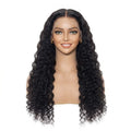NMAhair Deep Wave Lace Wig 4x4/5x5/6x6/13x4/13x6 Invisible HD Lace Natural Closure/Frontal Pre Plucked Bleached Knots Human Hair Wig