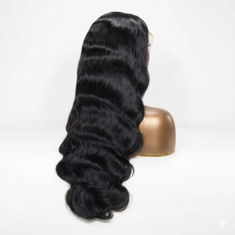 NMAhair Raw Body Wave Lace Frontal Natural 13x4/13x6 Invisible HD Full Lace Frontal Bleached Knots Pre-plucked Human Hair Wig