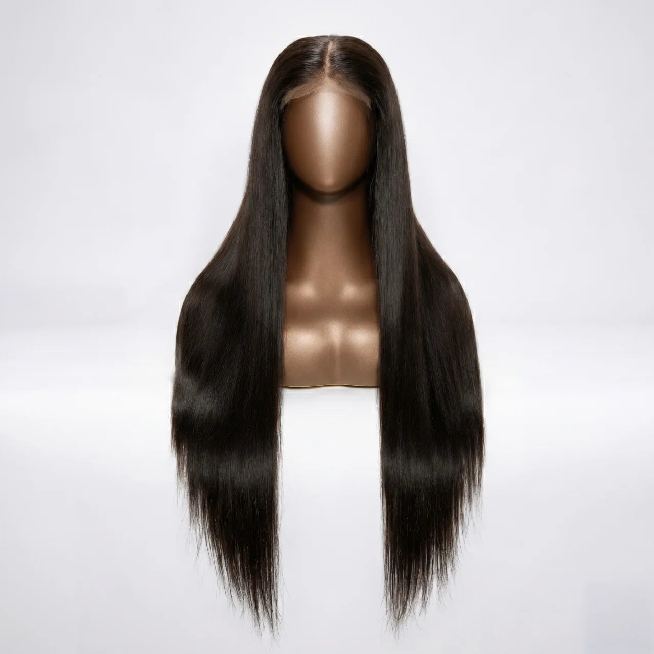 NMAhair Raw Straight Lace Closure 4x4/5x5/6x6 Wig pre plucked Bleached Knots  High Density 100% Human Wig
