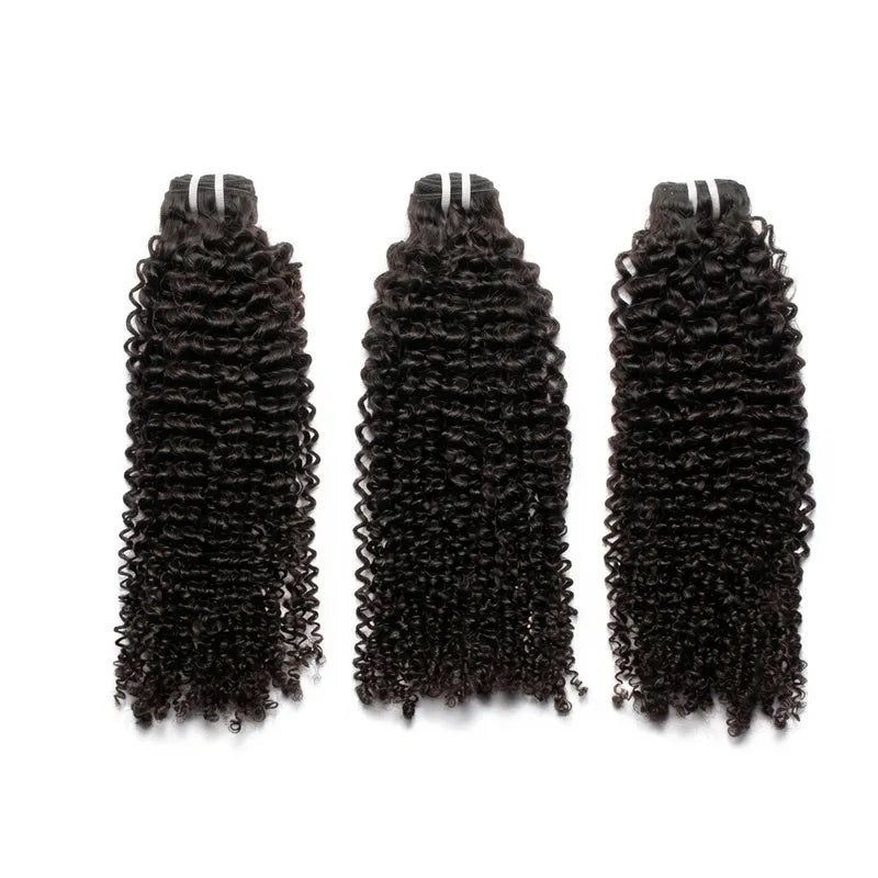 NMAhair 12A Raw Hair Kinky Curly Human Hair Bundles Weft 3 or 4 Bundles