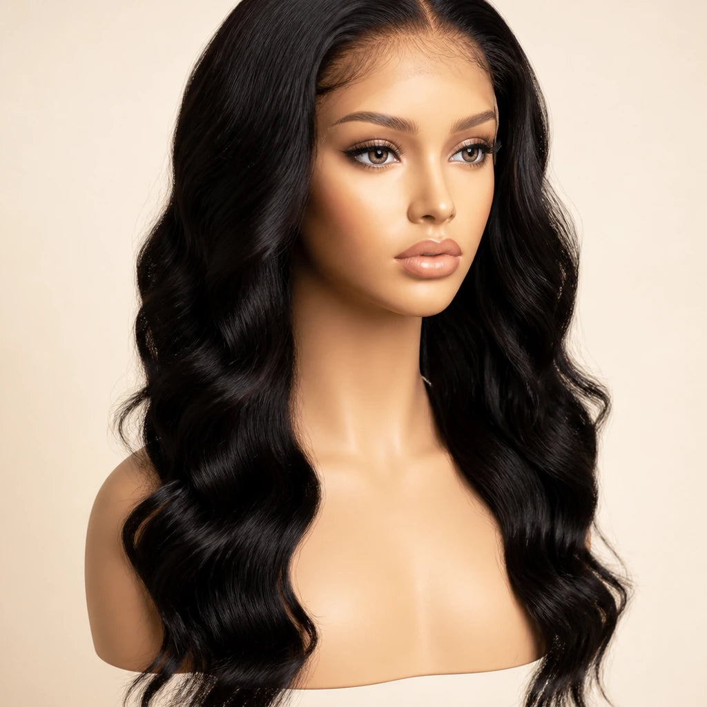 Close-up of NMAhair Loose Wave Glueless 4x4/5x5/6x6 HD Lace Human Hair Wig product