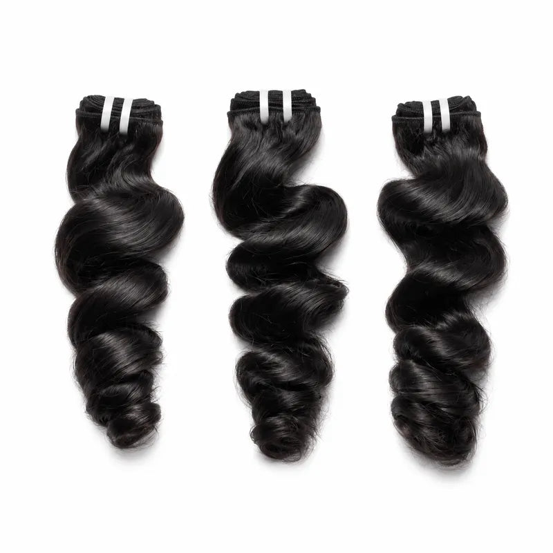 NMAhair 12A Raw Hair Loose Wave Human Hair Bundles Weft 3 or 4 Bundles