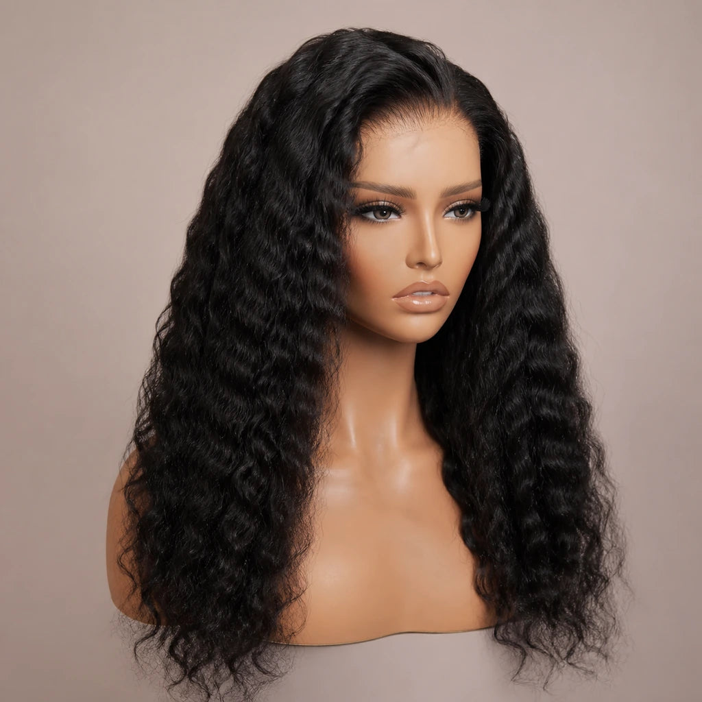 Close-up of NMAhair Pineapple Wave Glueless 13x4/13x6 HD Lace Human Hair Wig product